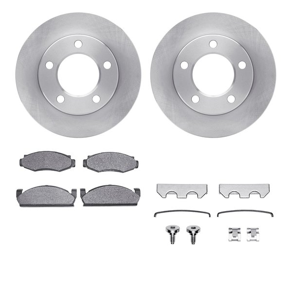 Dynamic Friction Co 6412-42065, Rotors with Ultimate Duty Performance Brake Pads includes Hardware 6412-42065